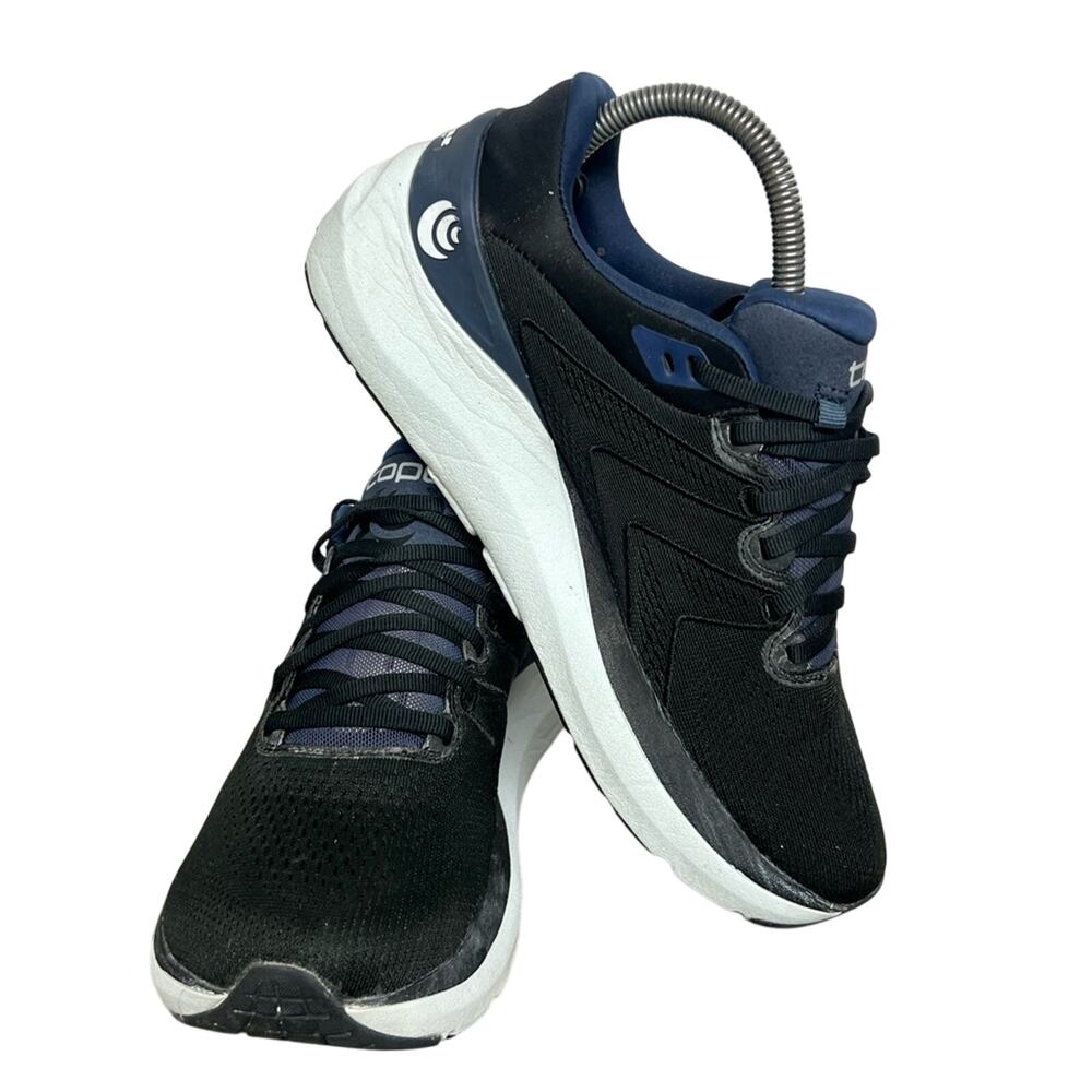 ZIPFOAM Women's Black & Navy Athletic Walking Shoes - Picture 3 of 9